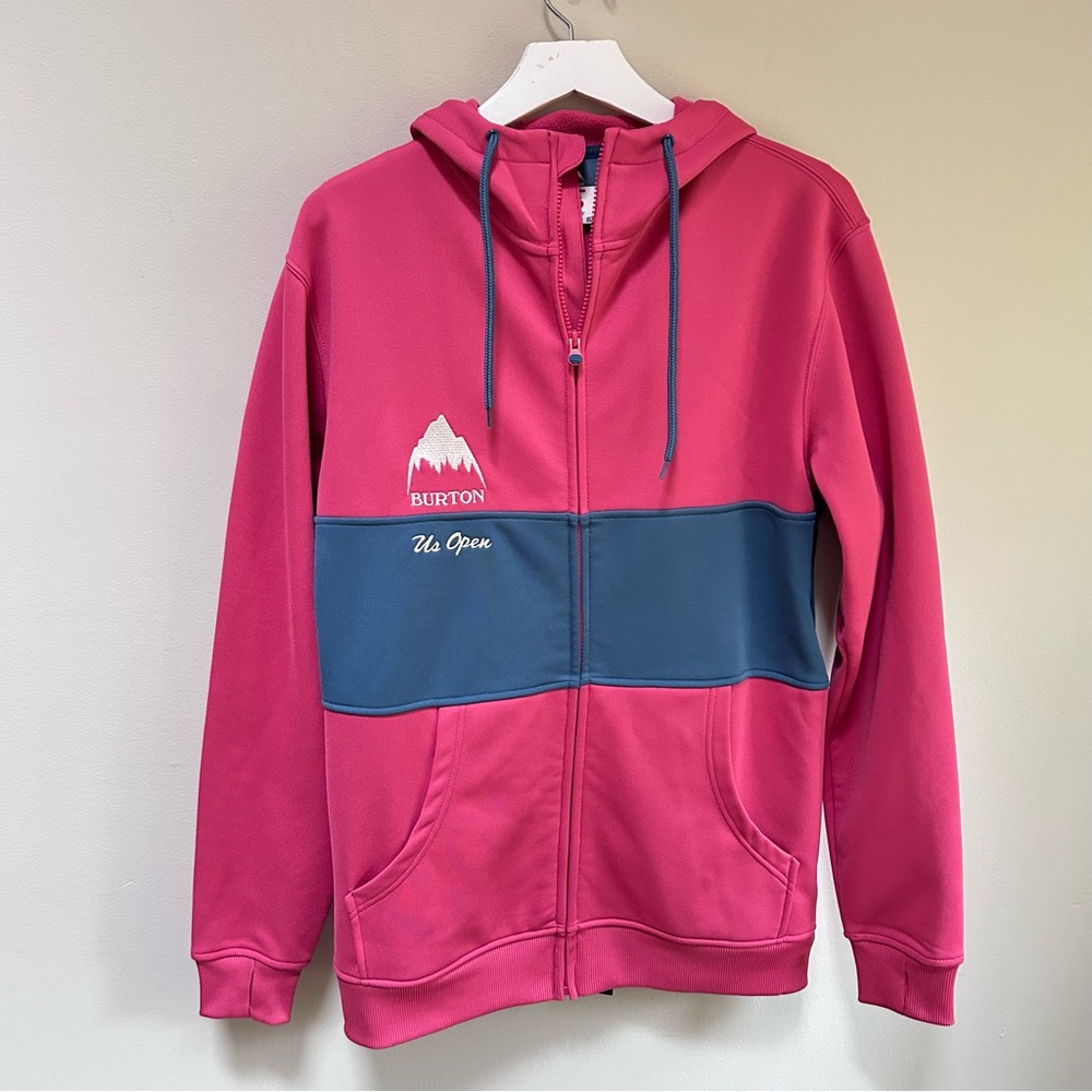 Burton ~Men’s Dryride Columbo Full Zip Fleece Sweatshirt Jacket size Small Long